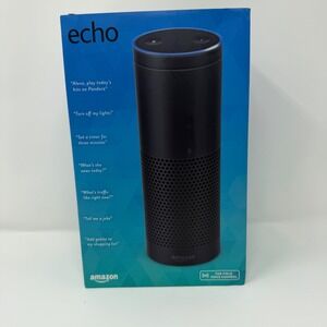 Amazon Echo Smart Speaker with Alexa Voice Control Black Gen 1